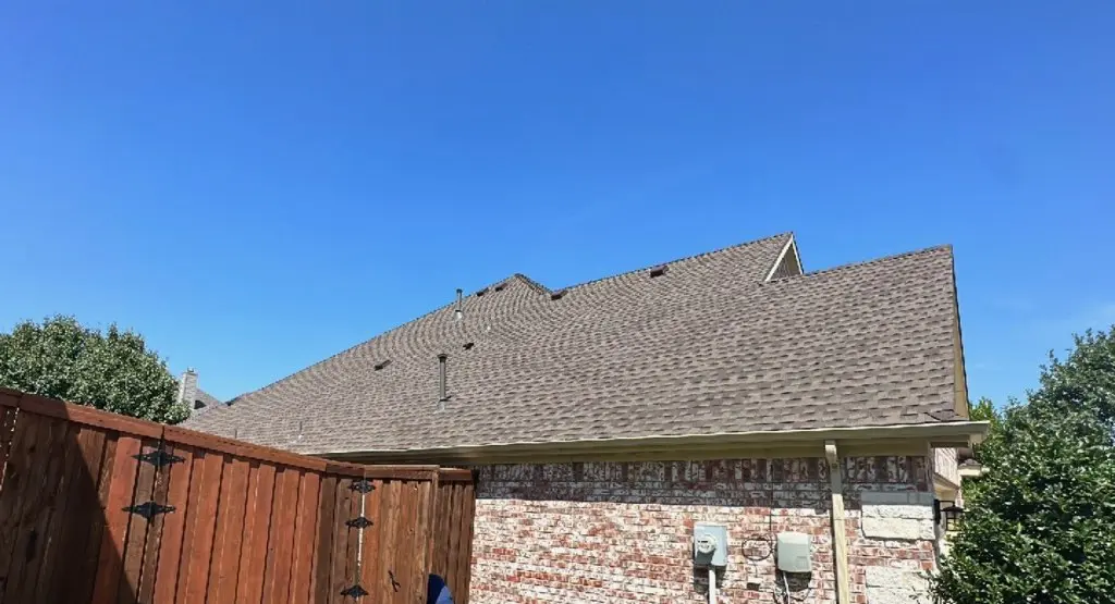 Completed roof replacement project in El Dorado Hills